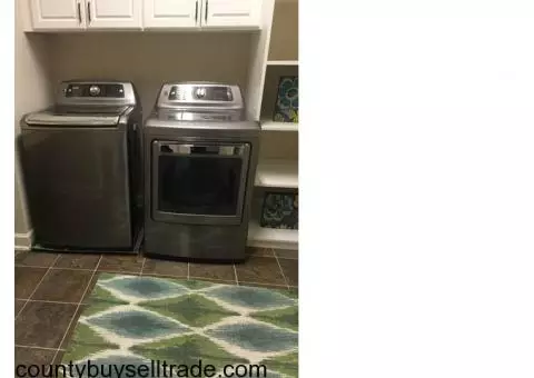 GE elite washer and dryer