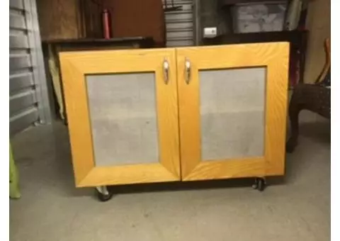 cabinet on wheels; great for art supplies!